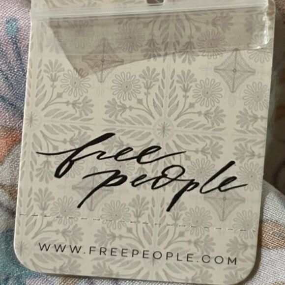 NWT Free People Sasha Mini Dress Ivory Combo - Picture 15 of 15